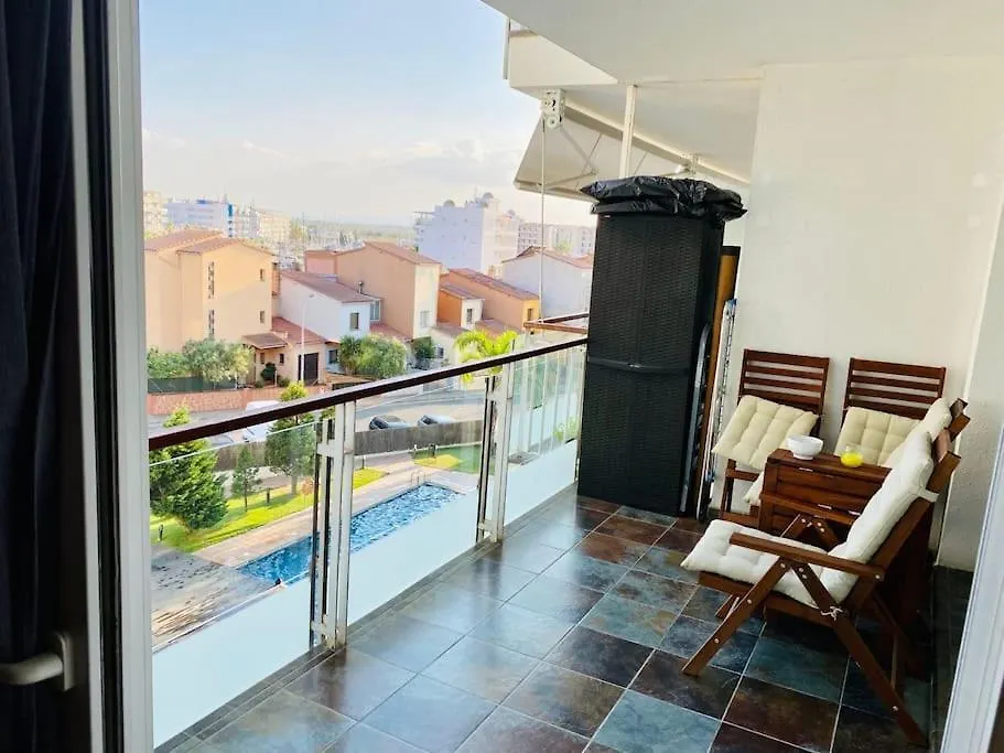 Appartement Luminoso Apartamento Con Piscina Roses